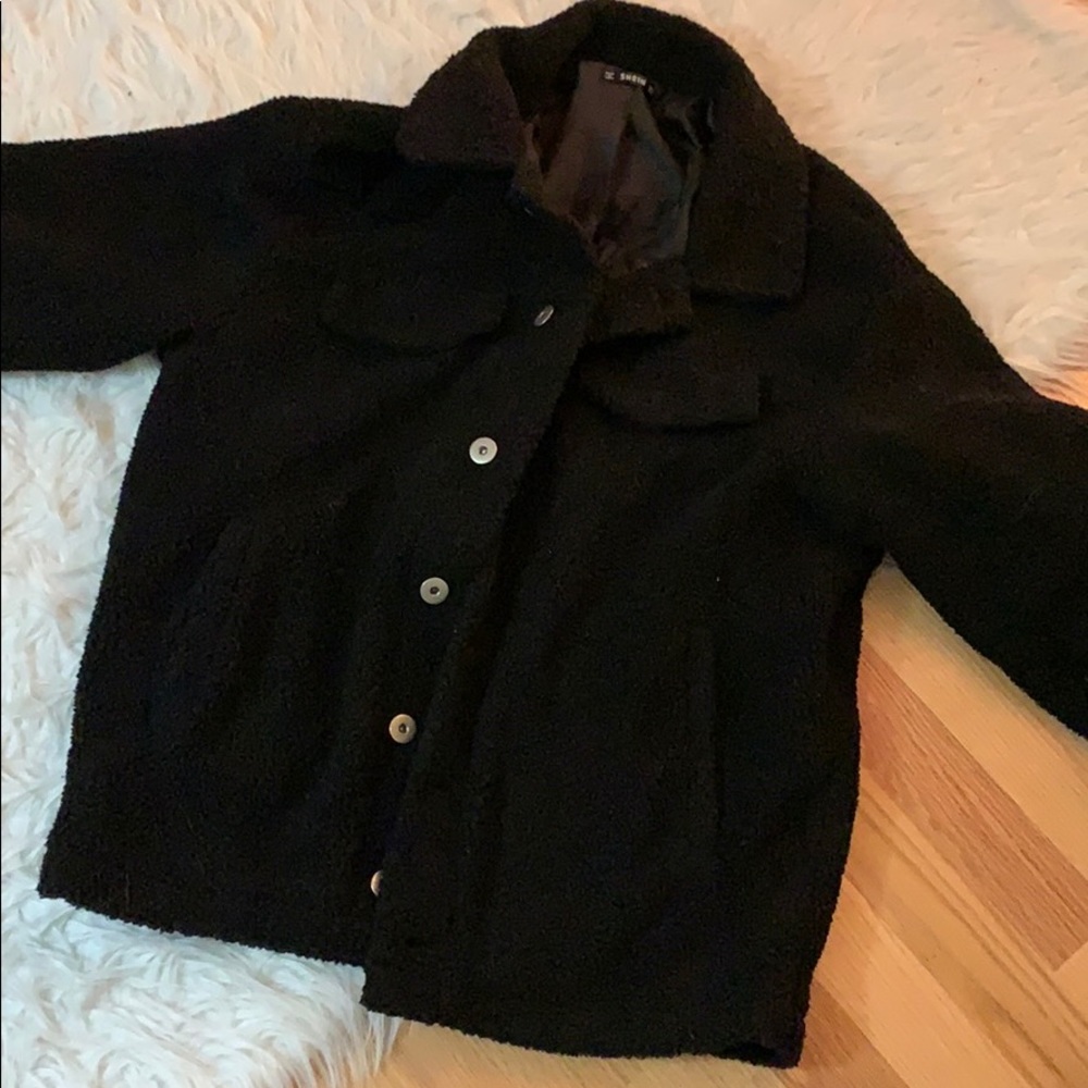 Faux Wool Coat